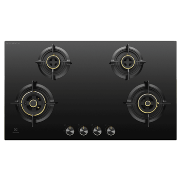 90cm UltimateTaste 300 4-burner built-in gas hob