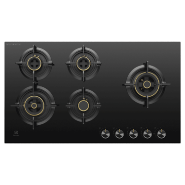 90cm UltimateTaste 300 5-burner built-in gas hob