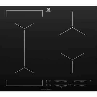 60cm UltimateTaste 700 4-burner built-in induction hob