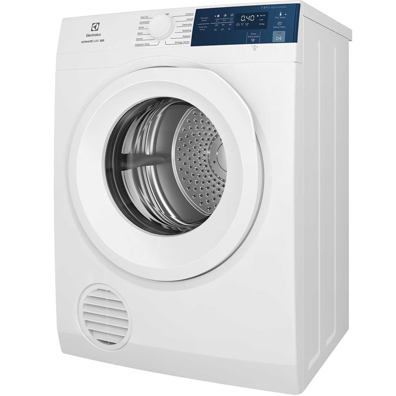 7.5kg Ultimatecare 300 Venting Dryer - Edv754h3wb 